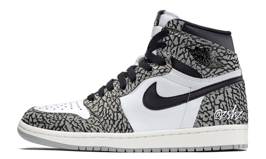 【国内 3/1 発売】ナイキ エア ジョーダン 1 ハイ OG “エレファント/ホワイト/ブラック” (NIKE AIR JORDAN 1 HIGH OG “Elephant/White/Black”) [DZ5485-052]