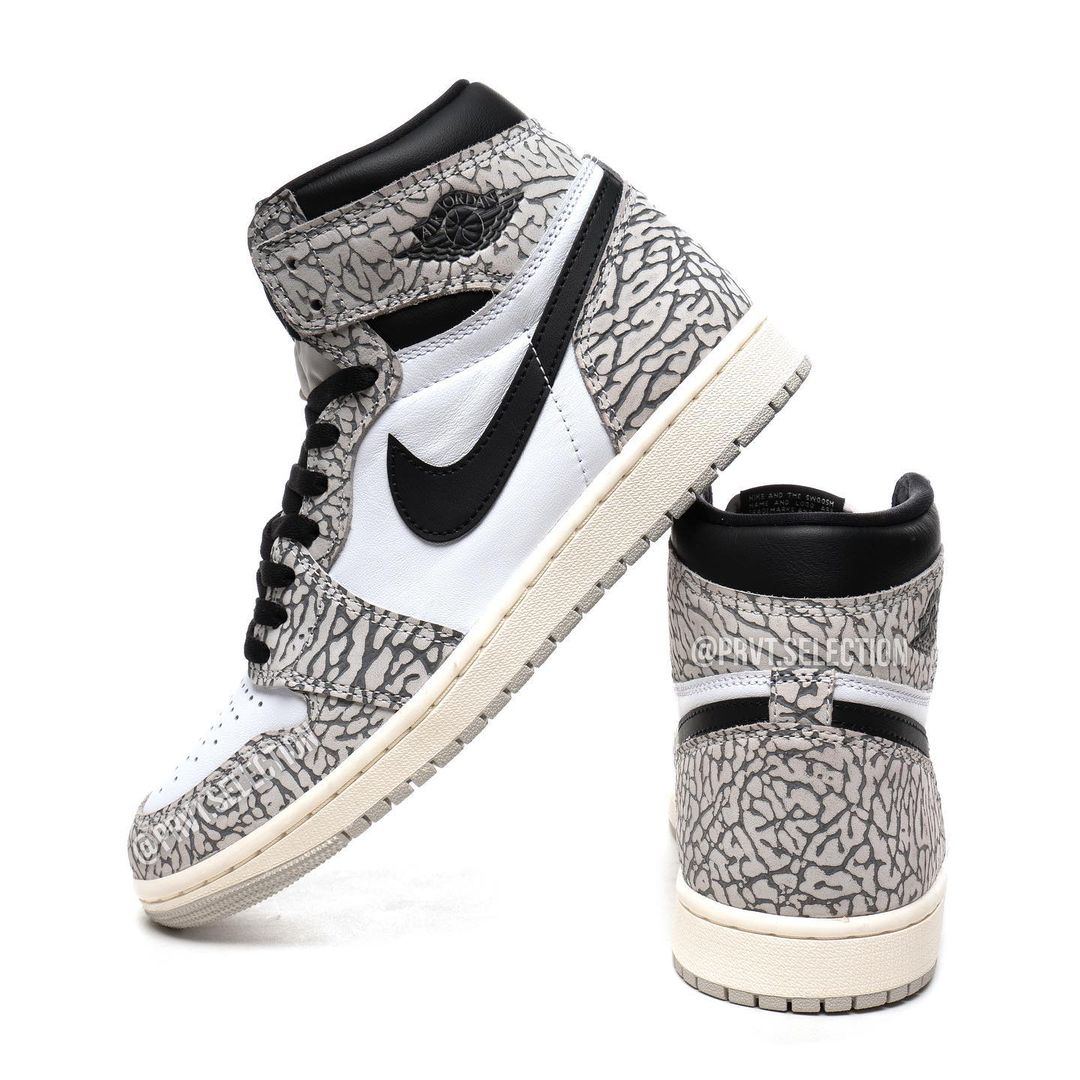 【国内 3/1 発売】ナイキ エア ジョーダン 1 ハイ OG “エレファント/ホワイト/ブラック” (NIKE AIR JORDAN 1 HIGH OG “Elephant/White/Black”) [DZ5485-052]