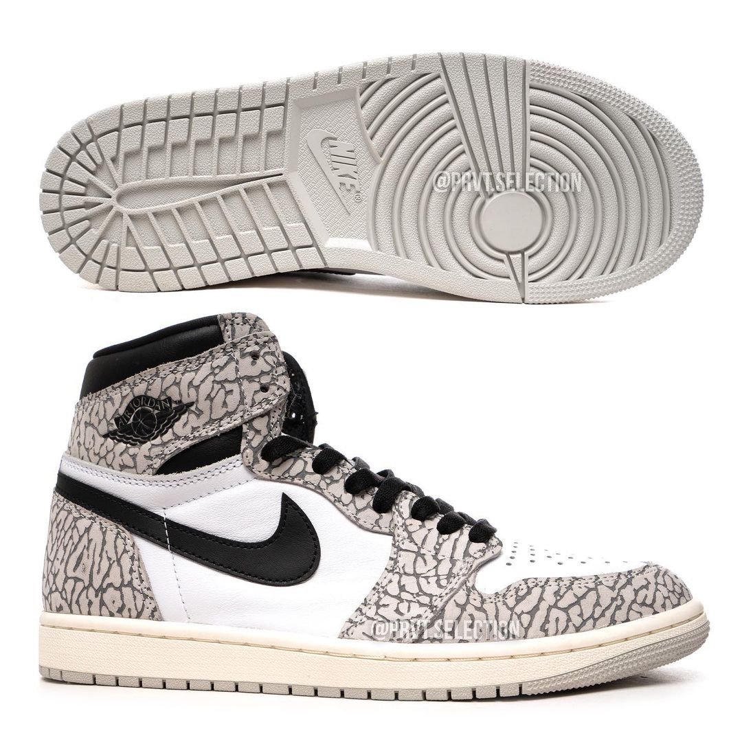 【国内 3/1 発売】ナイキ エア ジョーダン 1 ハイ OG “エレファント/ホワイト/ブラック” (NIKE AIR JORDAN 1 HIGH OG “Elephant/White/Black”) [DZ5485-052]