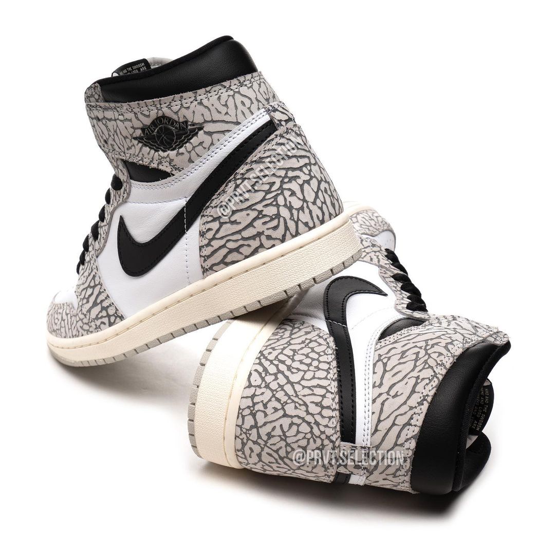 【国内 3/1 発売】ナイキ エア ジョーダン 1 ハイ OG “エレファント/ホワイト/ブラック” (NIKE AIR JORDAN 1 HIGH OG “Elephant/White/Black”) [DZ5485-052]