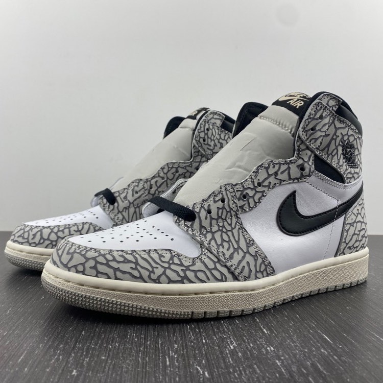 【国内 3/1 発売】ナイキ エア ジョーダン 1 ハイ OG “エレファント/ホワイト/ブラック” (NIKE AIR JORDAN 1 HIGH OG “Elephant/White/Black”) [DZ5485-052]