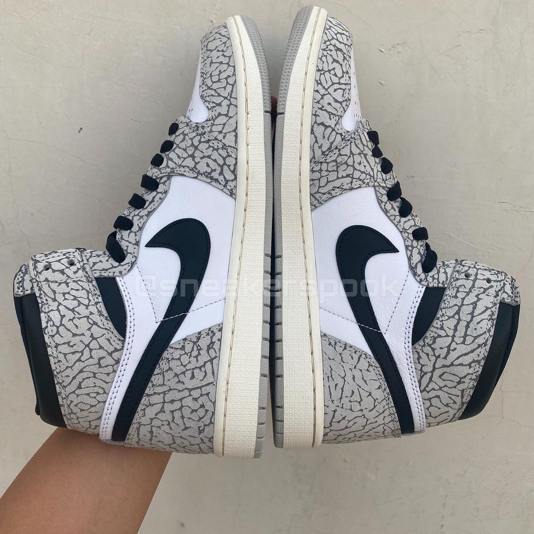 【国内 3/1 発売】ナイキ エア ジョーダン 1 ハイ OG “エレファント/ホワイト/ブラック” (NIKE AIR JORDAN 1 HIGH OG “Elephant/White/Black”) [DZ5485-052]