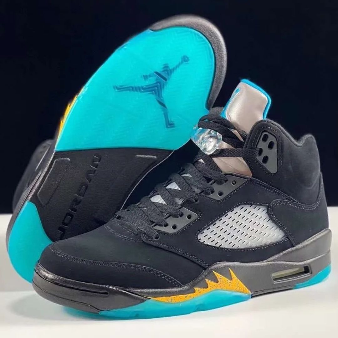 NIKE(ナイキ) AIR JORDAN 5 RETRO エア ジョーダン 5 レトロ AQUA アクア / DD0587-047 26.0cm 【007】