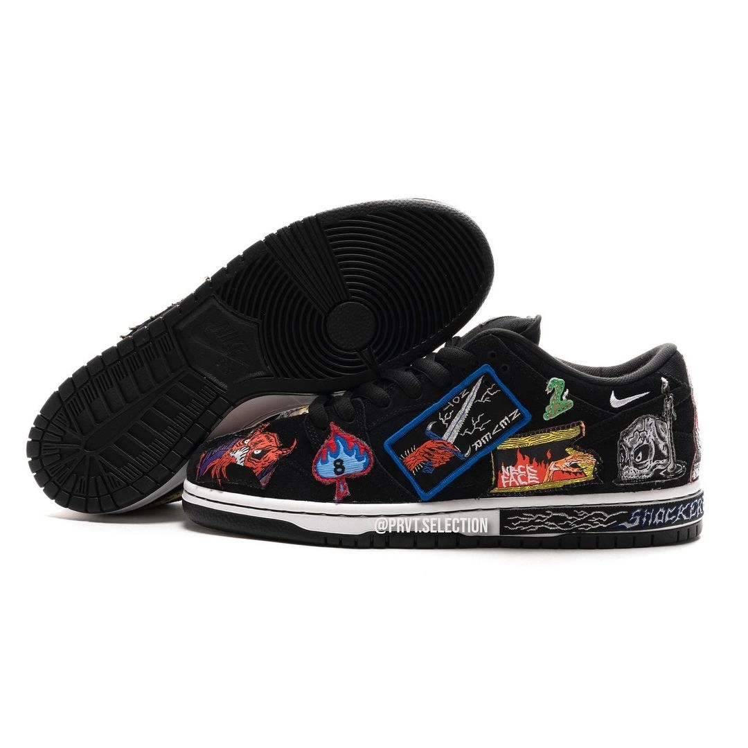 【国内 11/3 発売】ネック・フェイス × ナイキ SB ダンク ロー プロ “ブラック” (NECK FACE NIKE SB DUNK LOW PRO “Black”) [DQ4488-001]