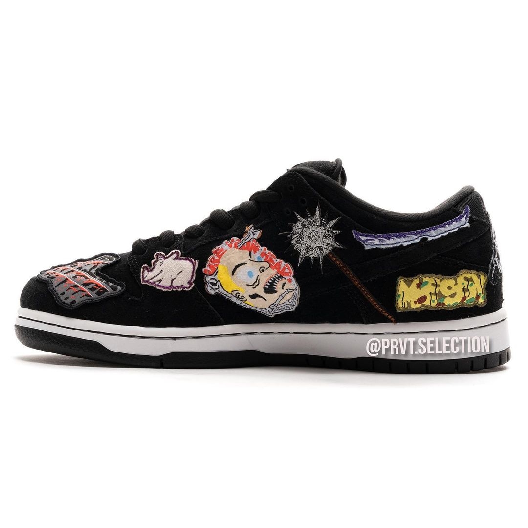 【国内 11/3 発売】ネック・フェイス × ナイキ SB ダンク ロー プロ “ブラック” (NECK FACE NIKE SB DUNK LOW PRO “Black”) [DQ4488-001]