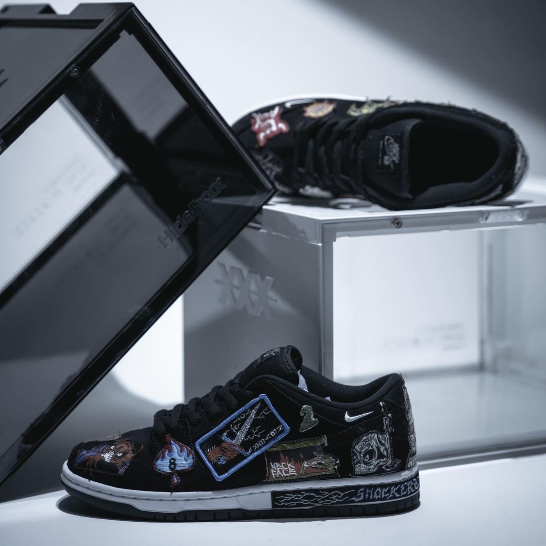 【国内 11/3 発売】ネック・フェイス × ナイキ SB ダンク ロー プロ “ブラック” (NECK FACE NIKE SB DUNK LOW PRO “Black”) [DQ4488-001]