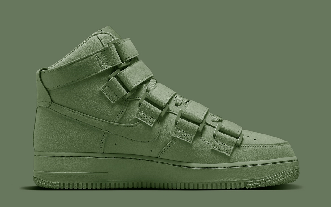 【国内 10/14 発売】ビリー・アイリッシュ × ナイキ エア フォース 1 ハイ 07 SP “セコイア” (Billie Eilish NIKE AIR FORCE 1 HIGH 07 SP “Sequoia”) [DM7926-300]