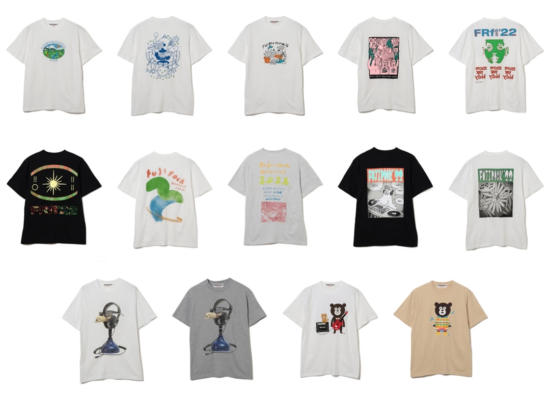 フジロック 22 × ビームス コラボTEEが 7月上旬発売 (FUJI ROCK FESTIVAL 2022 BEAMS T)