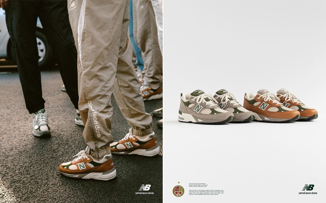 海外近日発売！ニューバランス × エメ レオン ドレ MIK M991 (New Balance × Aimé Leon Dore Made in UK)