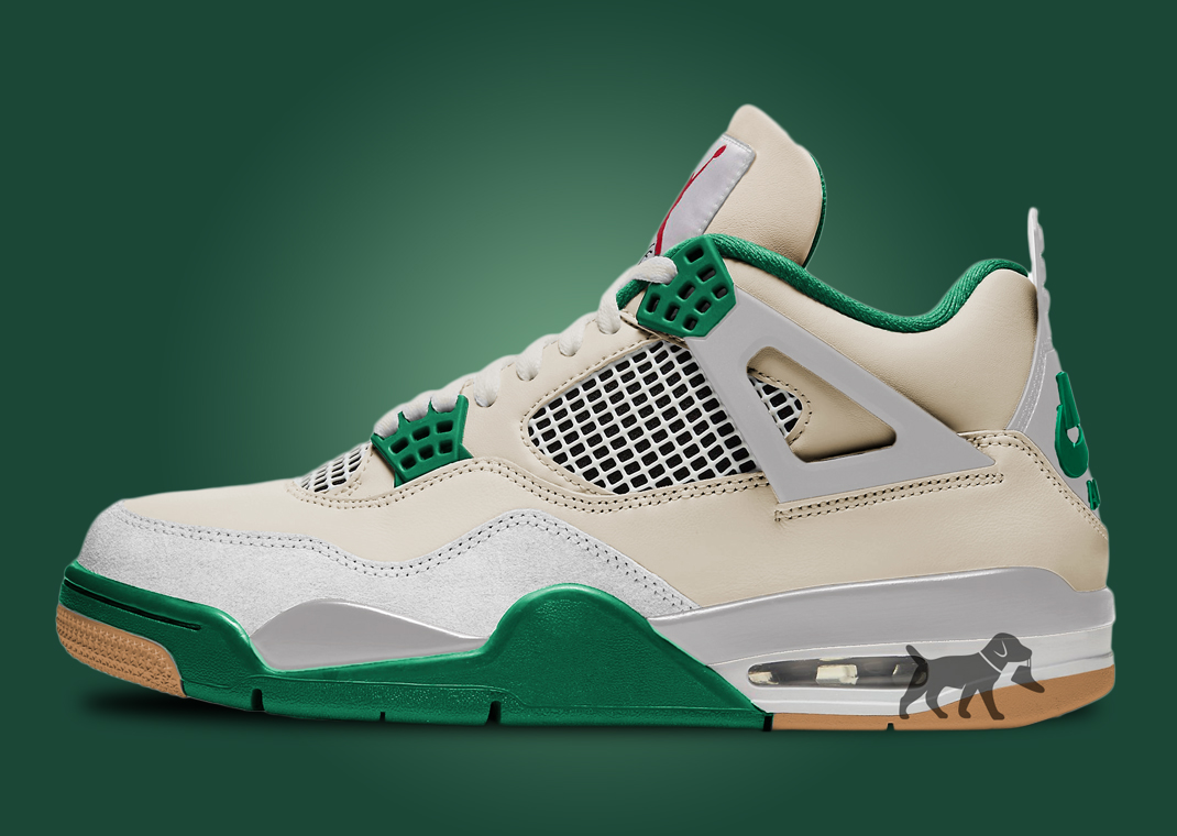 【国内 3/17、3/21 発売】NIKE SB × AIR JORDAN 4 “Sail/Pine Green” (ナイキ エア ジョーダン 4 “セイル/パイングリーン”) [DR5415-103]