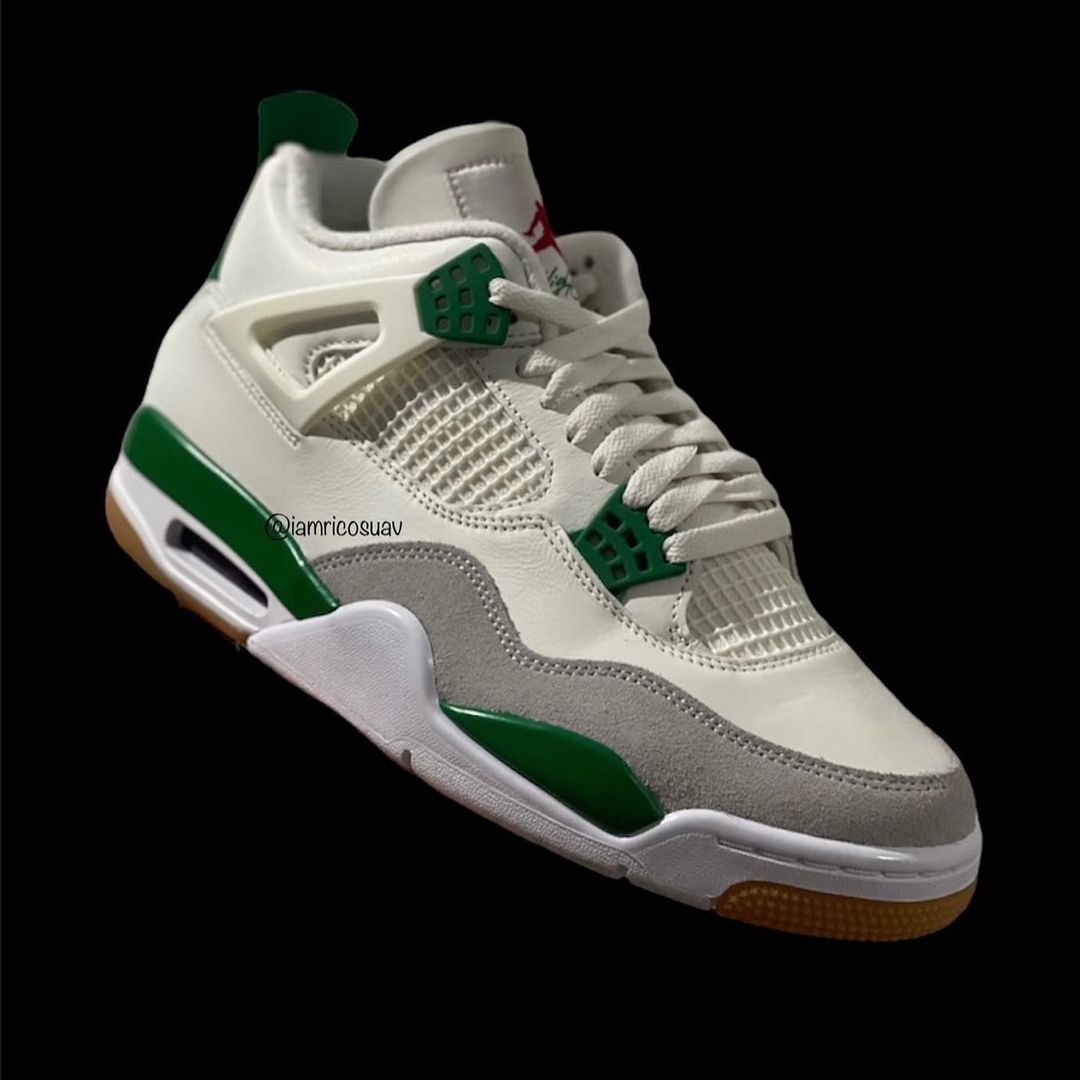 国内 3/17、3/21 発売】NIKE SB × AIR JORDAN 4 “Sail/Pine Green ...