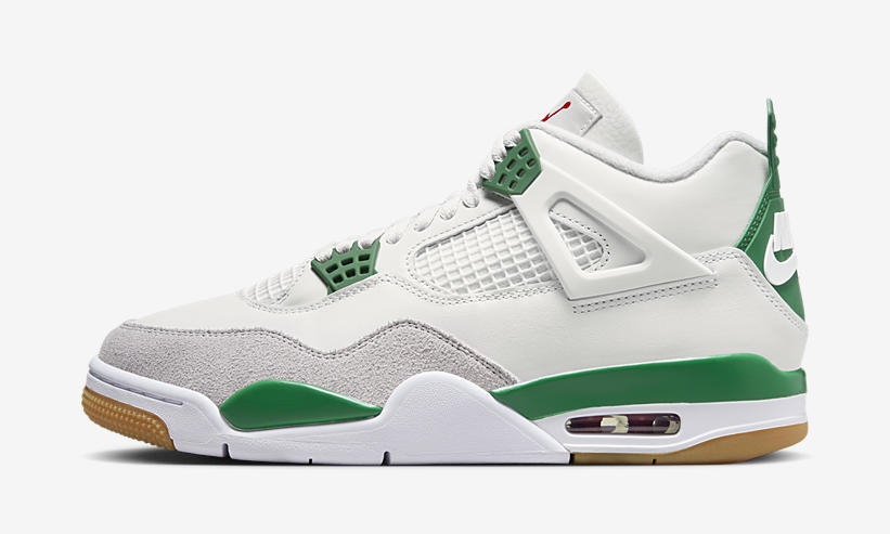 【国内 3/17、3/21 発売】NIKE SB × AIR JORDAN 4 “Sail/Pine Green” (ナイキ エア ジョーダン 4 “セイル/パイングリーン”) [DR5415-103]