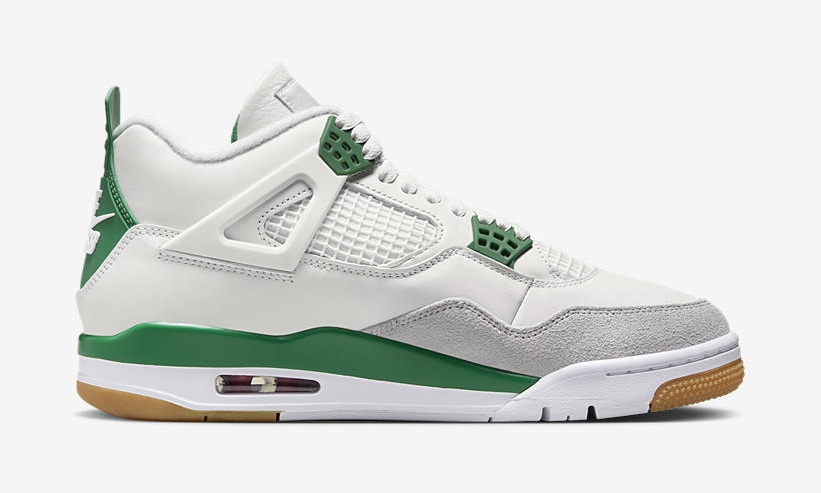 【国内 3/17、3/21 発売】NIKE SB × AIR JORDAN 4 “Sail/Pine Green” (ナイキ エア ジョーダン 4 “セイル/パイングリーン”) [DR5415-103]