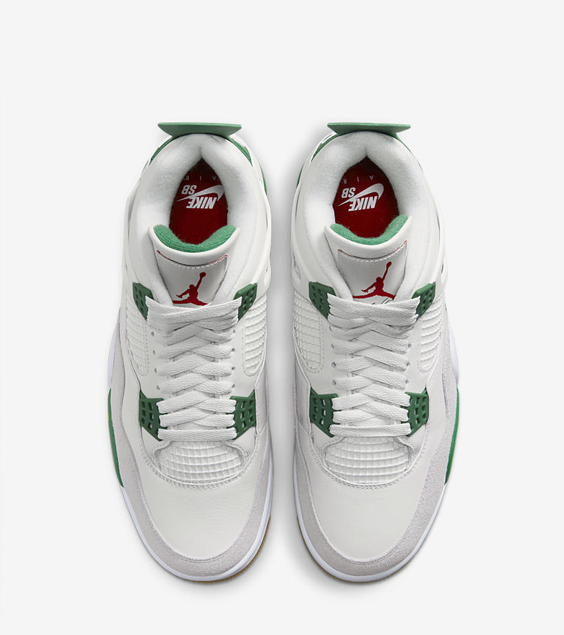 【国内 3/17、3/21 発売】NIKE SB × AIR JORDAN 4 “Sail/Pine Green” (ナイキ エア ジョーダン 4 “セイル/パイングリーン”) [DR5415-103]