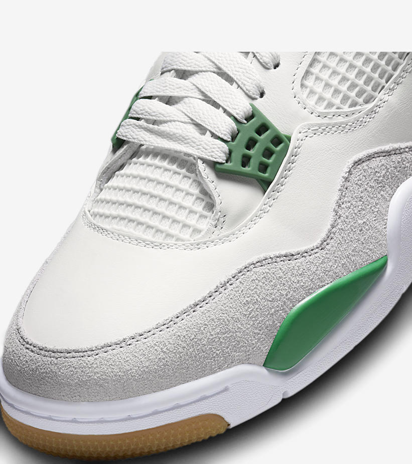 【国内 3/17、3/21 発売】NIKE SB × AIR JORDAN 4 “Sail/Pine Green” (ナイキ エア ジョーダン 4 “セイル/パイングリーン”) [DR5415-103]