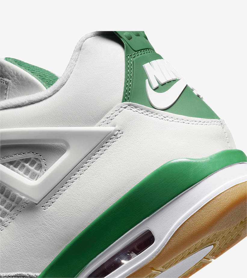 【国内 3/17、3/21 発売】NIKE SB × AIR JORDAN 4 “Sail/Pine Green” (ナイキ エア ジョーダン 4 “セイル/パイングリーン”) [DR5415-103]