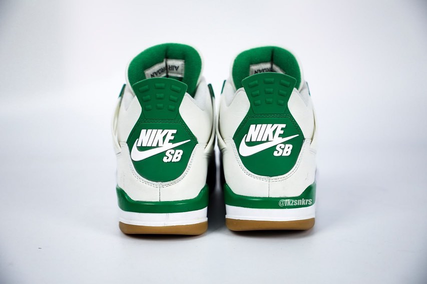 【国内 3/17、3/21 発売】NIKE SB × AIR JORDAN 4 “Sail/Pine Green” (ナイキ エア ジョーダン 4 “セイル/パイングリーン”) [DR5415-103]