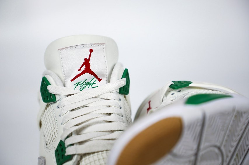 【国内 3/17、3/21 発売】NIKE SB × AIR JORDAN 4 “Sail/Pine Green” (ナイキ エア ジョーダン 4 “セイル/パイングリーン”) [DR5415-103]