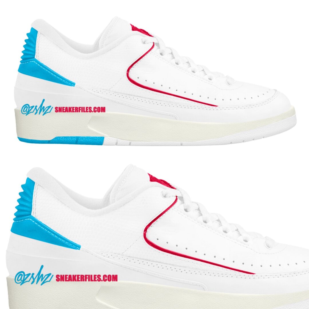 【国内 3/8 発売】ナイキ ウィメンズ エア ジョーダン 2 ロー “UNC to シカゴ” (NIKE WMNS AIR JORDAN 2 LOW “UNC to Chicago”) [DX4401-164]