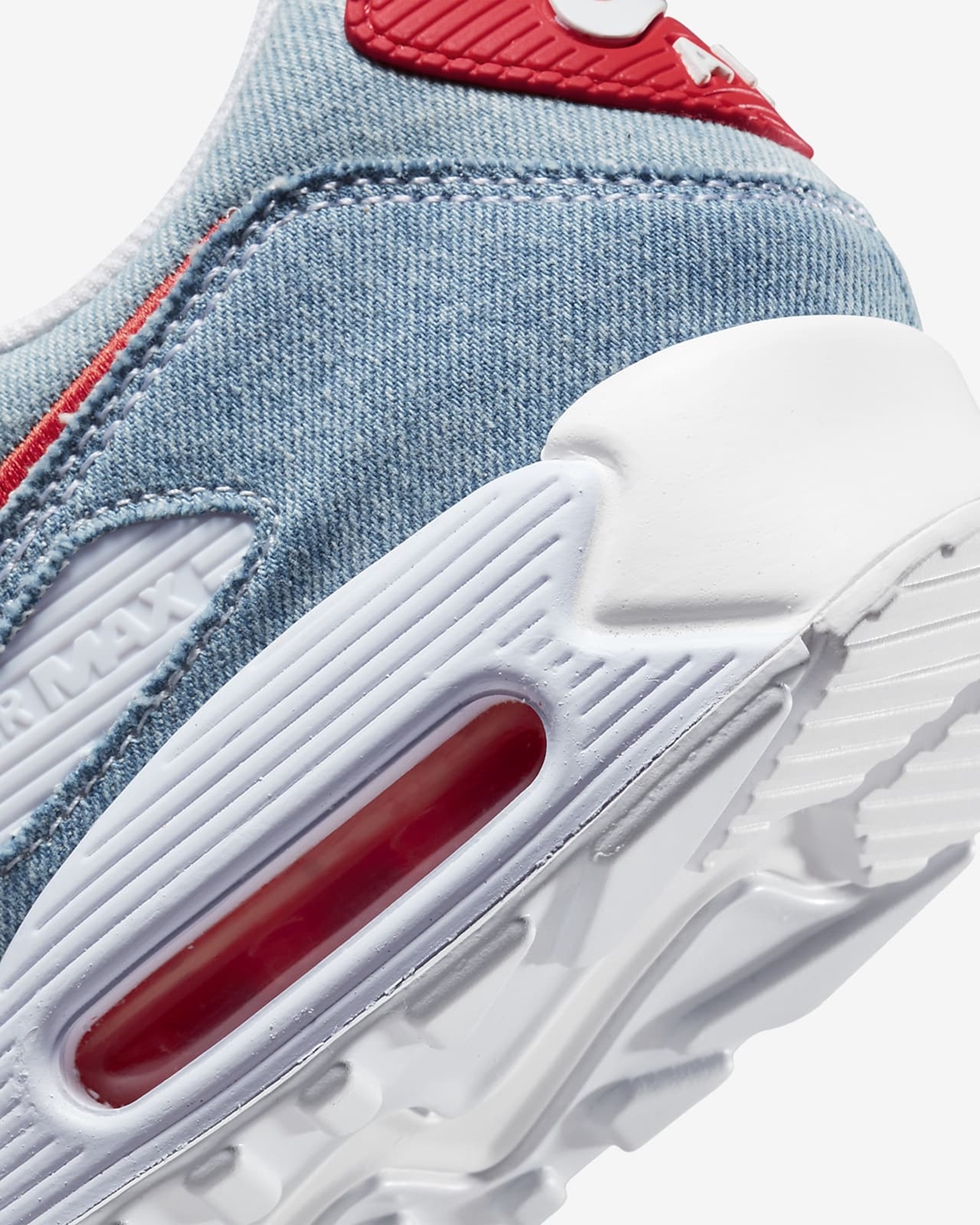 海外発売！ナイキ エア マックス 90 “デニム/ハバネロレッド” (NIKE AIR MAX 90 “Denim/Habanero Red”) [DV2120-900]