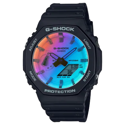 G-SHOCKで初めてガラス板全面に蒸着を施した”Iridescent Color” シリーズが6月発売 (Gショック ジーショック)