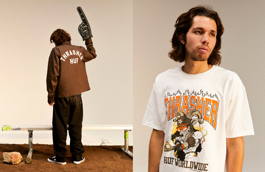 HUF × THRASHER COLLECTIONが6/10、6/11 発売 (ハフ スラッシャー)