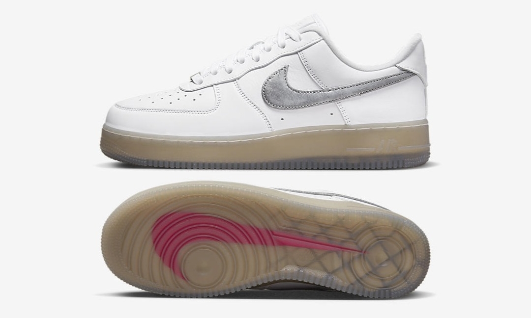 2022年 8月 発売予定！ナイキ エア フォース 1 ロー プレミアム “ホワイト/メタリックシルバー” (NIKE AIR FORCE 1 LOW PREMIUM “White/Metallic Silver”) [DX3945-100]