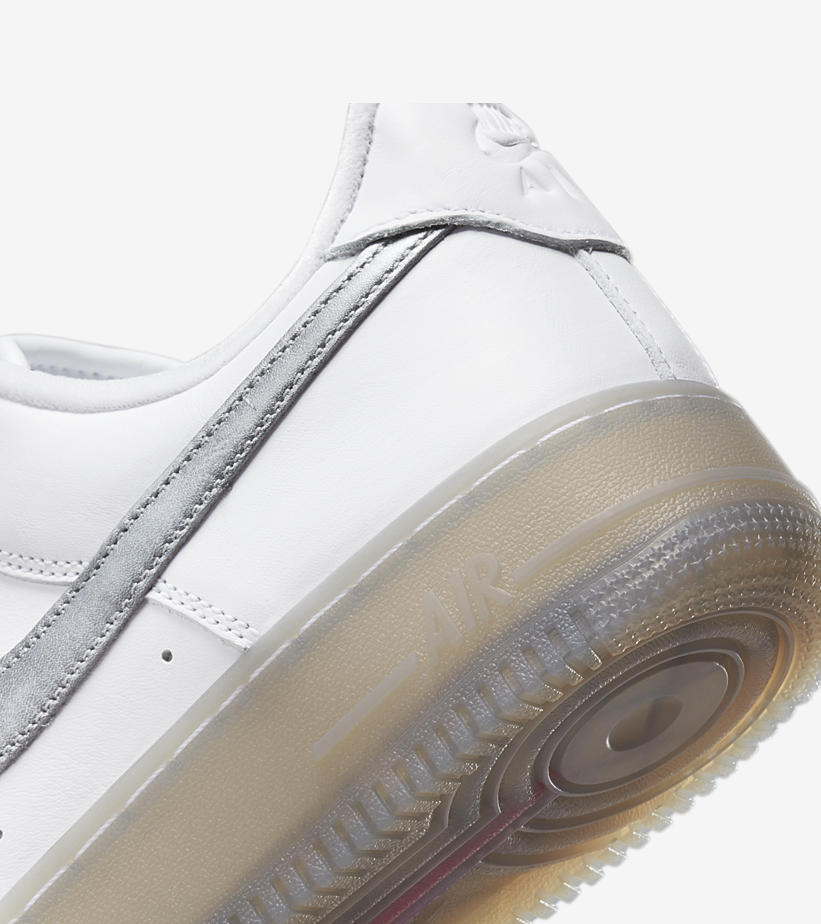 2022年 8月 発売予定！ナイキ エア フォース 1 ロー プレミアム “ホワイト/メタリックシルバー” (NIKE AIR FORCE 1 LOW PREMIUM “White/Metallic Silver”) [DX3945-100]