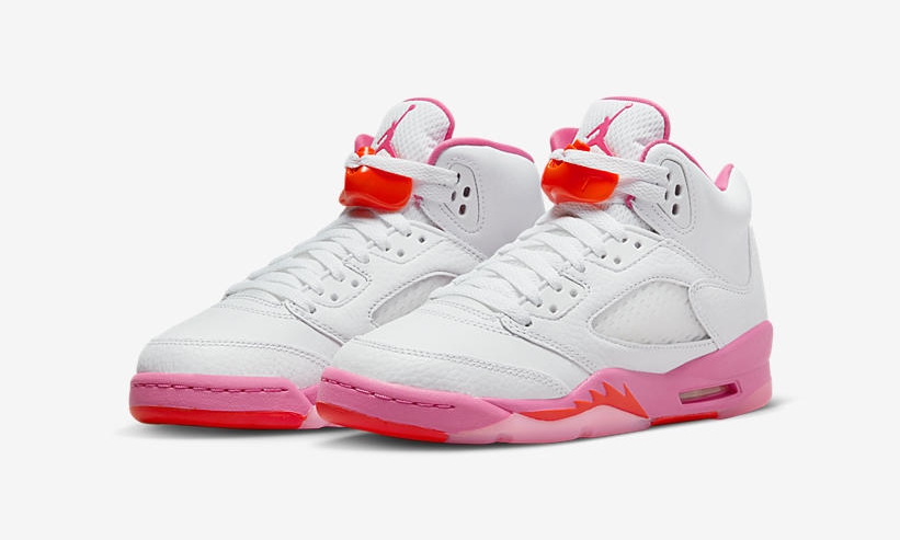 【国内 7/4 発売】ナイキ ウィメンズ エア ジョーダン 5 “WNBA/ホワイト/ピンクシクル” (NIKE WMNS AIR JORDAN 5 “WNBA/White/PinkSicle”) [440892-168]