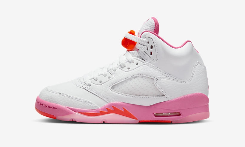 【国内 7/4 発売】ナイキ ウィメンズ エア ジョーダン 5 “WNBA/ホワイト/ピンクシクル” (NIKE WMNS AIR JORDAN 5 “WNBA/White/PinkSicle”) [440892-168]