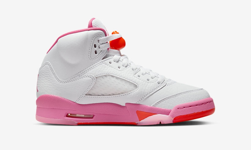 【国内 7/4 発売】ナイキ ウィメンズ エア ジョーダン 5 “WNBA/ホワイト/ピンクシクル” (NIKE WMNS AIR JORDAN 5 “WNBA/White/PinkSicle”) [440892-168]