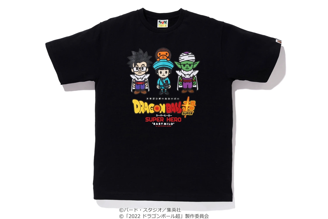 BABY MILOタッチにリライトされた A BATHING APE × ドラゴンボール超 スーパーヒーローが 6/5  発売 (ア ベイシング エイプ DRAGON BALL SUPER: SUPER HERO)