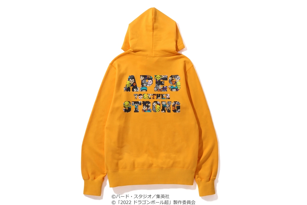 BABY MILOタッチにリライトされた A BATHING APE × ドラゴンボール超 スーパーヒーローが 6/5  発売 (ア ベイシング エイプ DRAGON BALL SUPER: SUPER HERO)