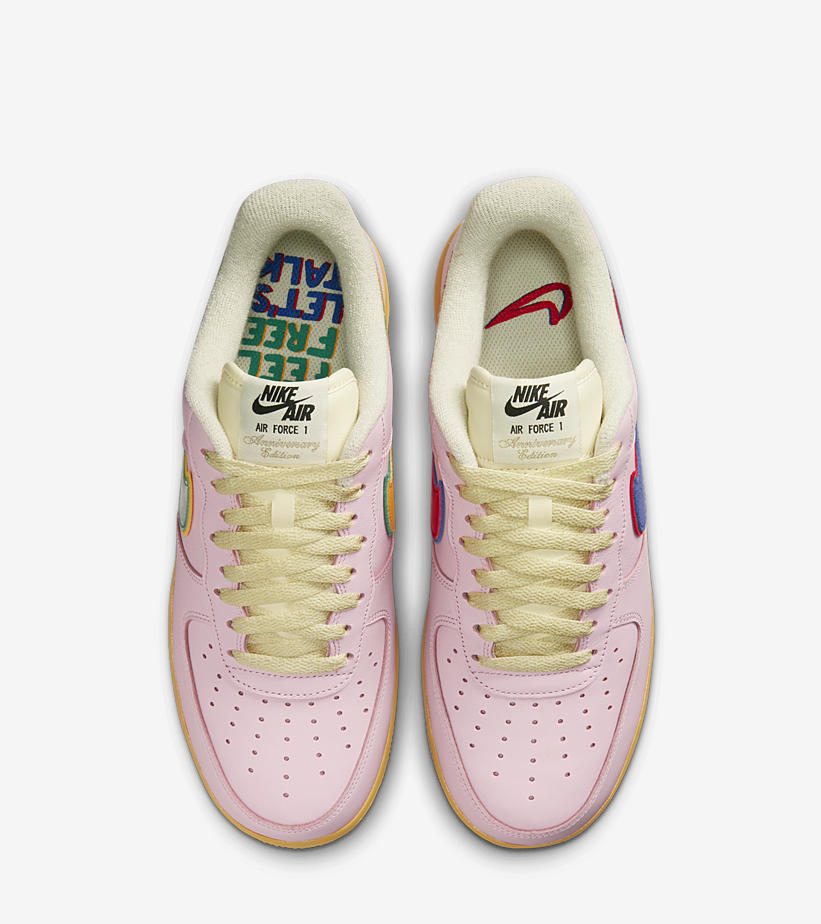 海外 9/24 発売予定！ナイキ エア フォース 1 ロー “レッツフリー,レッツトーク/ピンク” (NIKE AIR FORCE 1 LOW “Feel Free, Let’s Talk/Pink”) [DX2667-600]