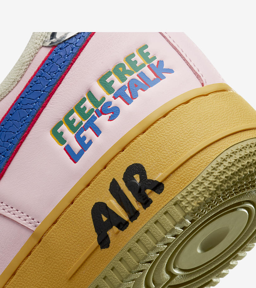 海外 9/24 発売予定！ナイキ エア フォース 1 ロー “レッツフリー,レッツトーク/ピンク” (NIKE AIR FORCE 1 LOW “Feel Free, Let’s Talk/Pink”) [DX2667-600]