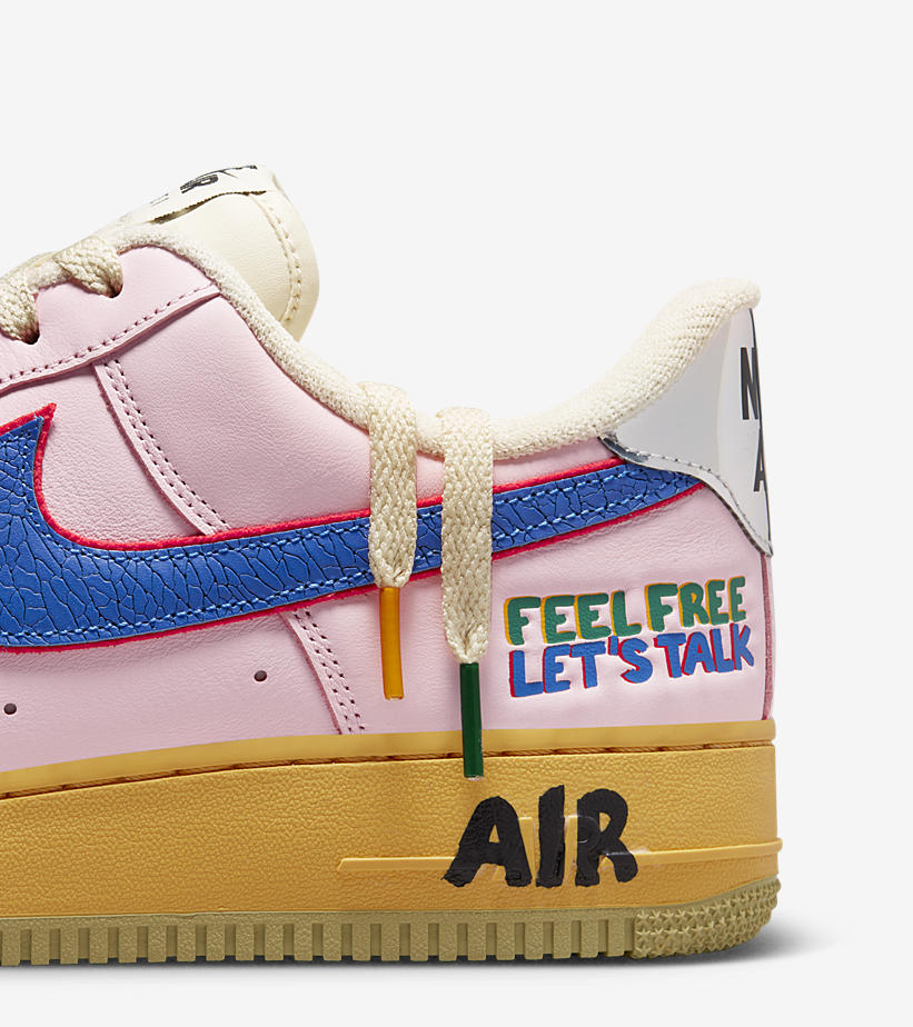 海外 9/24 発売予定！ナイキ エア フォース 1 ロー “レッツフリー,レッツトーク/ピンク” (NIKE AIR FORCE 1 LOW “Feel Free, Let’s Talk/Pink”) [DX2667-600]