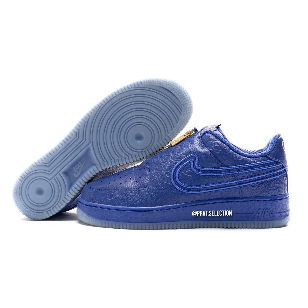 【サンプル】セリーナ ウィリアムズ × ナイキ ウィメンズ エア フォース 1 ロー LXX "ロイヤル/ゴールド" (Serena Williams NIKE WMNS AIR FORCE 1 LOW LXX "Royal/Gold")