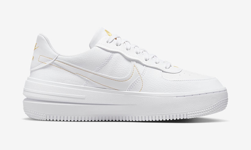 2022年 発売予定！ナイキ エア フォース 1 ロー プラットフォーム “ホワイト/イエローオーカー” (NIKE AIR FORCE 1 LOW PLTAFORM/PLT.AF.ORM “White/Yellow Ochre”) [DJ9946-102]