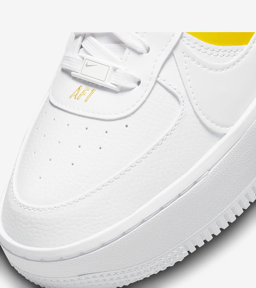 2022年 発売予定！ナイキ エア フォース 1 ロー プラットフォーム “ホワイト/イエローオーカー” (NIKE AIR FORCE 1 LOW PLTAFORM/PLT.AF.ORM “White/Yellow Ochre”) [DJ9946-102]