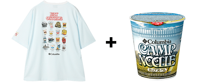 コロンビア × 日清 カップヌードル コラボTEEが発売 (Columbia NISSIN CUPNOODLE)