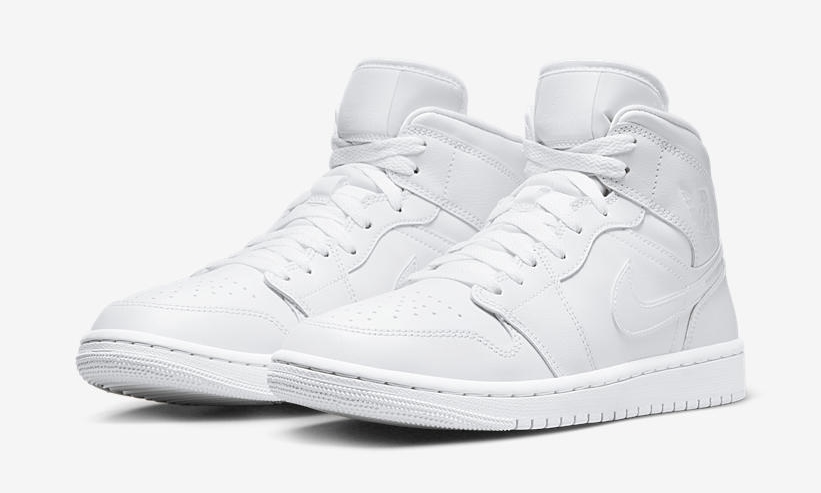 2022年 発売！ナイキ エア ジョーダン 1 ミッド "トリプルホワイト" (NIKE AIR JORDAN 1 MID "Triple White") [DV0991-111]