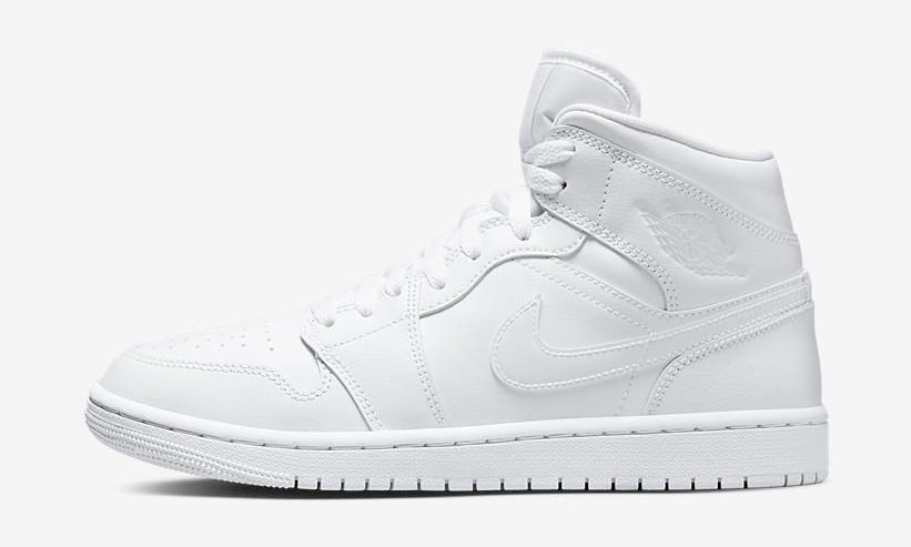 2022年 発売！ナイキ エア ジョーダン 1 ミッド “トリプルホワイト” (NIKE AIR JORDAN 1 MID “Triple White”) [DV0991-111]