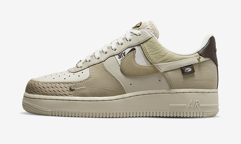 2022年 発売予定！ナイキ エア フォース 1 ロー “ブリング/ホワイト/ライトタン/ゴールド” (NIKE AIR FORCE 1 LOW “Bling/Light Tan/Gold”) [DX6061-122]