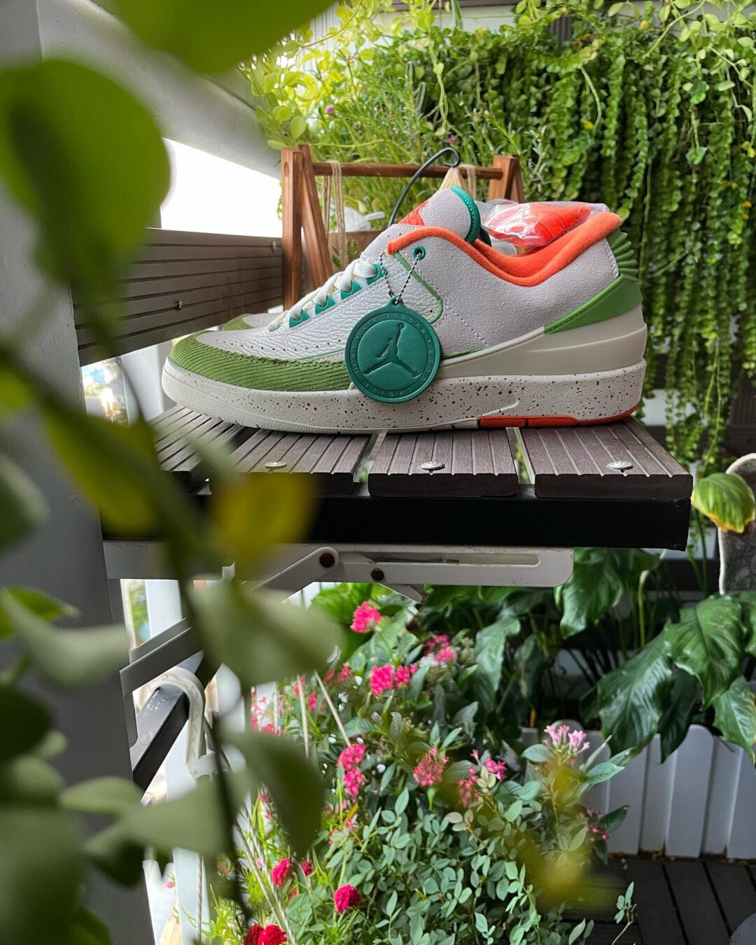 【国内 10/21 発売】Titan × NIKE WMNS AIR JORDAN 2 LOW “White/Green/Orange” (タイタン ナイキ ウィメンズ エア ジョーダン 2 ロー “ホワイト/グリーン/オレンジ”) [DV6206-183]