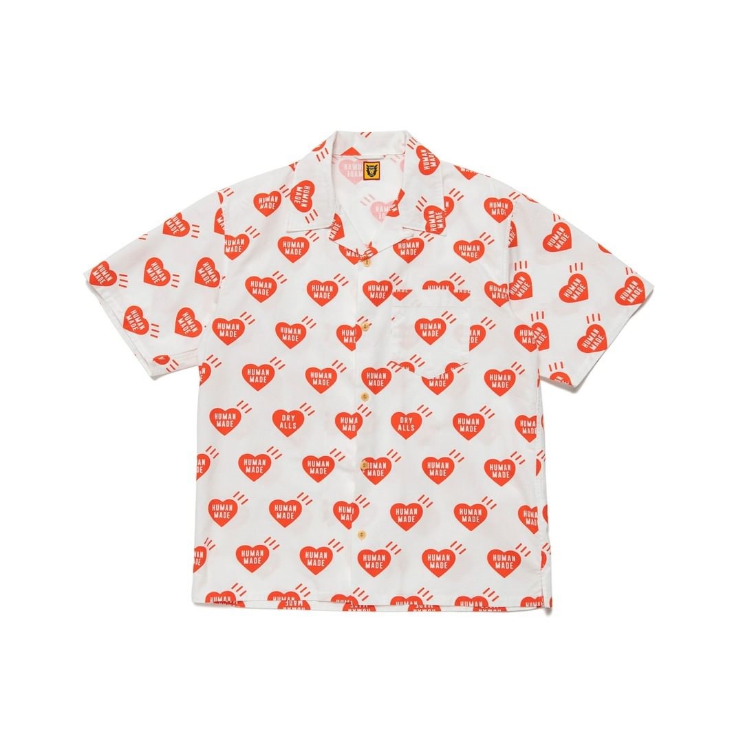 HUMAN MADE HEART PATTERN SHIRT 総柄