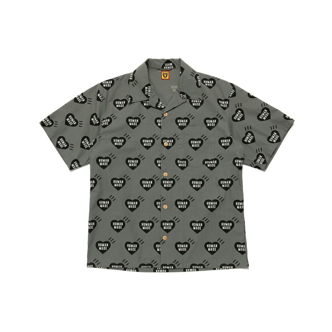 HUMAN MADE HEART PATTERN SHIRT 総柄