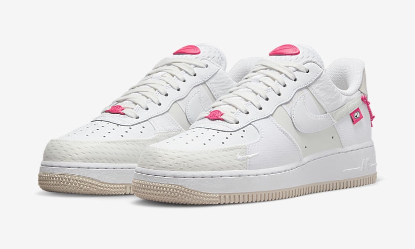 2022年 発売予定！ナイキ エア フォース 1 ロー “ブリング/ホワイト/ピンク” (NIKE AIR FORCE 1 LOW “Bling/White/Pink”) [DX6061-111]