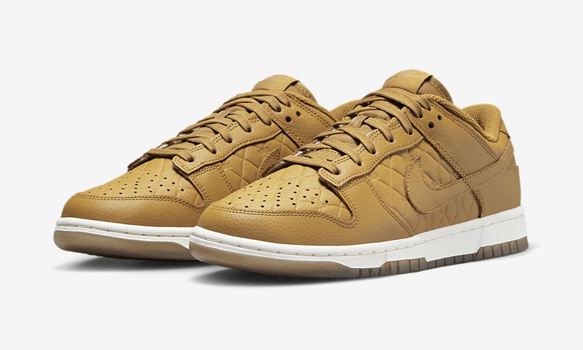 【国内 9/6 発売】ナイキ ダンク ロー キルティング “ウィート” (NIKE DUNK LOW QUILTED “Wheat”) [DX3374-700]