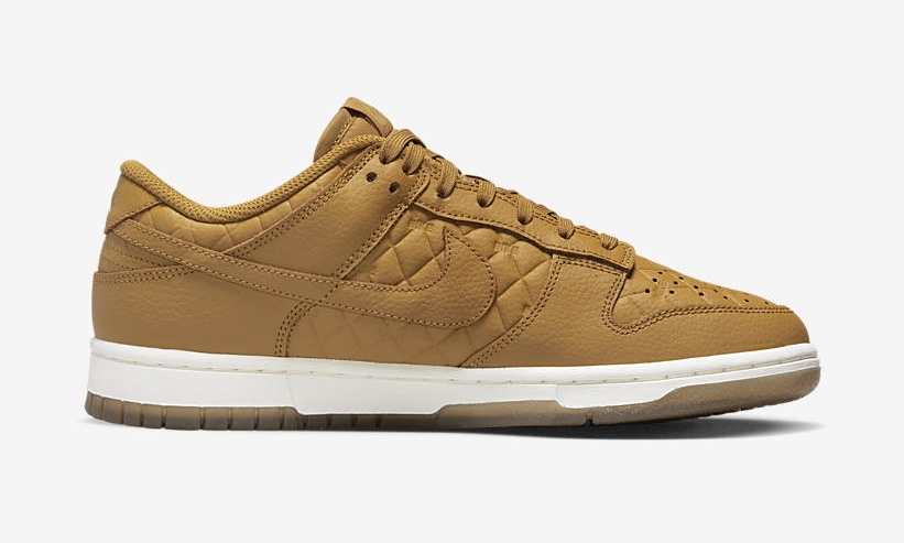 【国内 9/6 発売】ナイキ ダンク ロー キルティング “ウィート” (NIKE DUNK LOW QUILTED “Wheat”) [DX3374-700]