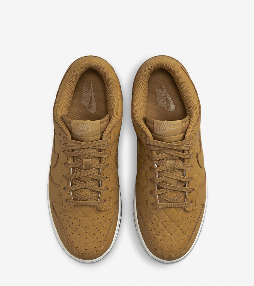 【国内 9/6 発売】ナイキ ダンク ロー キルティング “ウィート” (NIKE DUNK LOW QUILTED “Wheat”) [DX3374-700]